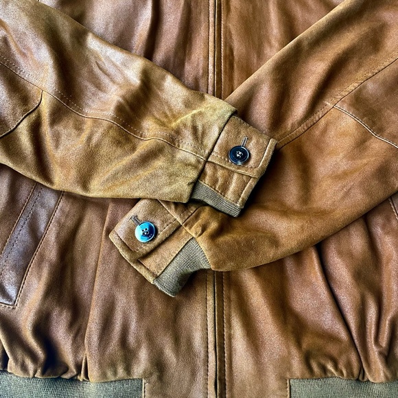 Werner Christ German design high quality leather bomber in EUC. EU 52 - Picture 7 of 7